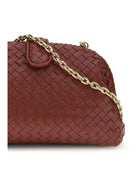 Bottega Veneta Small Lauren 1980 Clutch - Lava Red-Brass V