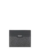 Ferragamo Leather Cardholder - Grey Patterned Medium