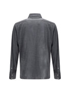 Brunello Cucinelli Silk Shirt - Dark Grey