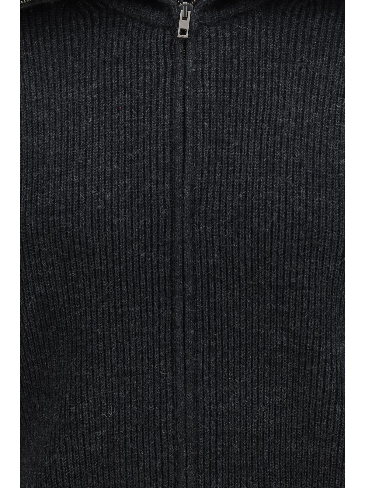 Lemaire Wool zip Cardigan - Ash Melange