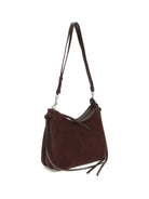 Phoebe Philo Gig Shoulder Small - Oxblood Silver
