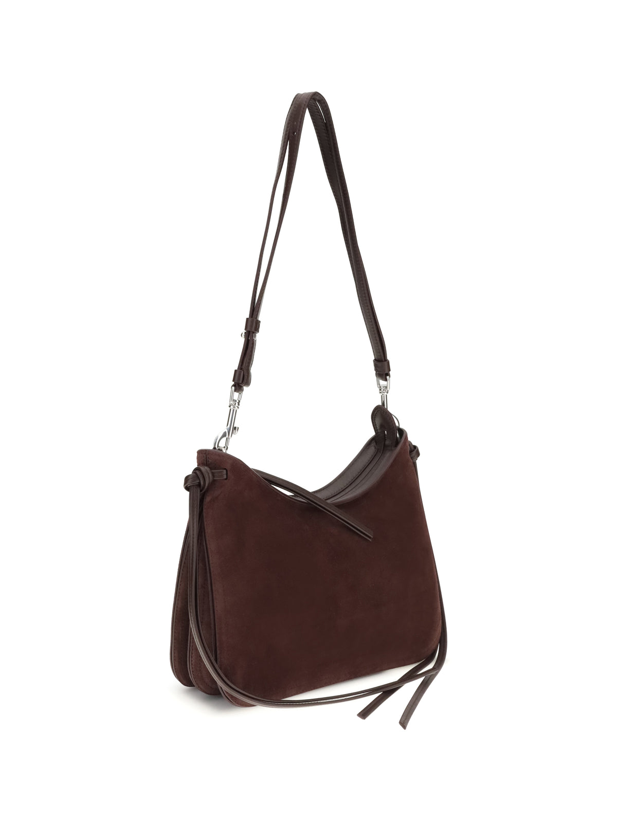 Phoebe Philo Gig Shoulder Small - Oxblood Silver