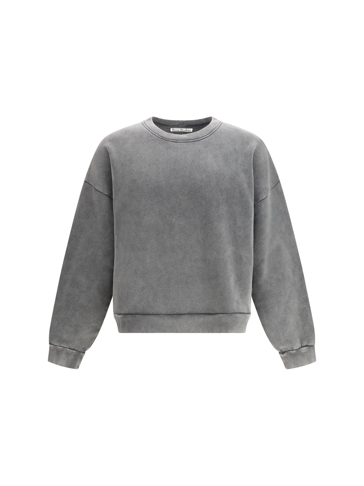 Acne Studios Patch and logo Sweatshirt - Faded Black