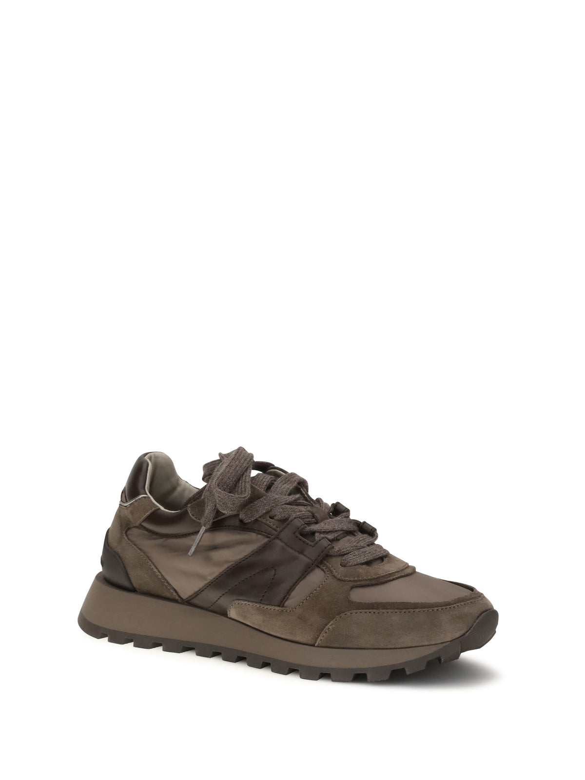Brunello Cucinelli Suede Sneakers - Peat