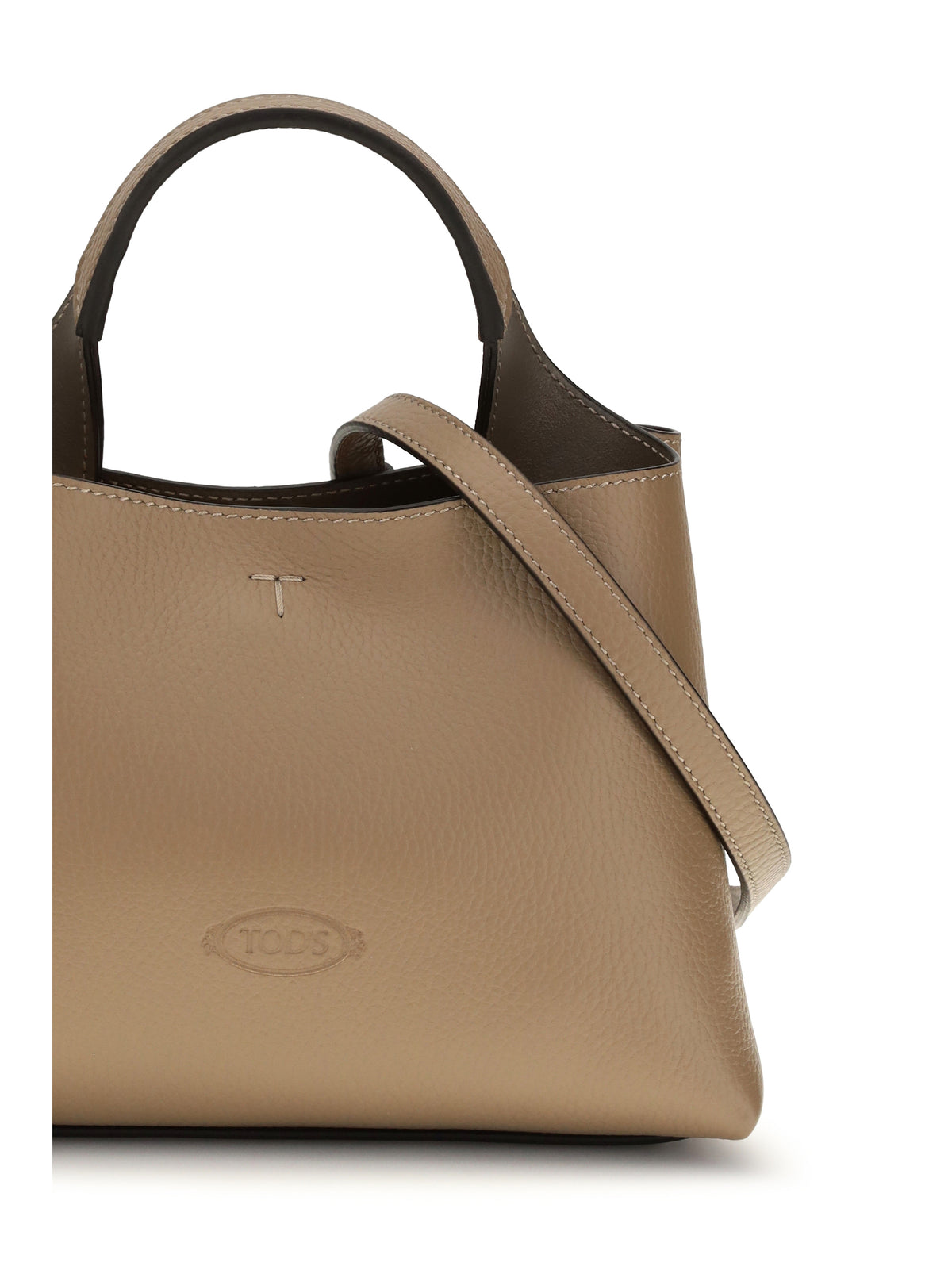 Tod's Micro leather Handbag - C806(Cappuccino)+B208(Argilla Sc)