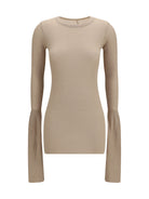 Rick Owens long-sleeve Top - Flesh
