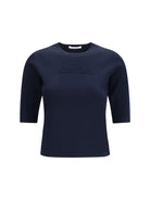 Max Mara Pure Mxpaustero T-shirt - Blue Marino