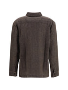Missoni Cashmere-blend zig zag Shirt - Brown Melange