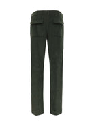 Etro Roma stretch cotton corduroy Pants - Green Muschio