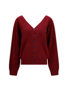 Lisa Yang Jiani cashmere Cardigan - Deep Plum