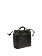 Pierre Hardy Twin drawstring Handbag - Black-Khaki-Camel