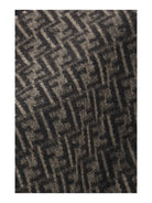 Fendi FF Zucca wool and cashmere Poncho - Tobacco Moro