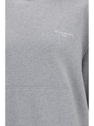 Givenchy Cotton Hoddie - Light Grey Melange