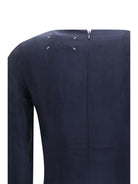 Maison Margiela Long Dress - Blue Navy