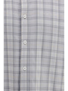 Off-White Padded flannel Jacket - Light Gray