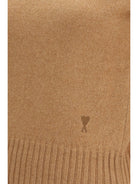 Ami Paris Ami De Coeur Sweater - Camel