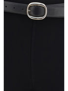 Self-Portrait Skinny Pants with belt - Black