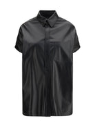 Balenciaga Tucked Sleeves Shirt - Black