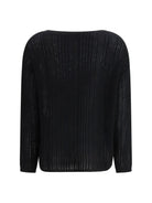 Allude Rib-knit crew-neck Sweater - 90