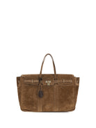 Brunello Cucinelli Explorer suede Travel Bag - Caramello