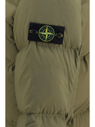 Stone Island Detachable hood down Jacket - Military Green