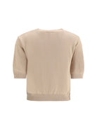 Weekend Max Mara Cotton knit Sweater with embroidery - Multi