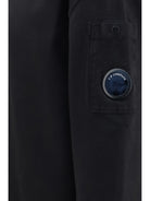 C.P. Company Brushed and sueded diagonal-weave cotton fleece Sweatshirt - Black