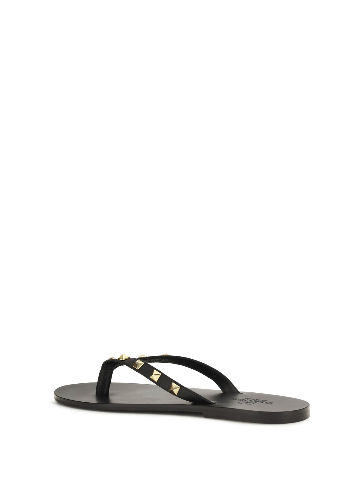 Valentino Garavani Rockstud thong Sandals - Black