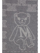 Max Mara Charme Scarf - Grey Dis.Teddy Cream
