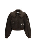 Ganni Duchesse Nylon Bomber Jacket - Demitasse