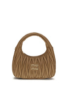 Miu Miu Wandler Hobo Handbag - Caramel