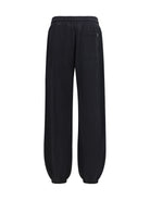 Palm Angels Palm Tree Statment Sweatpants - Black - Off White