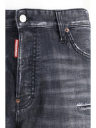 Dsquared2 Washed Marine Shorts - Black