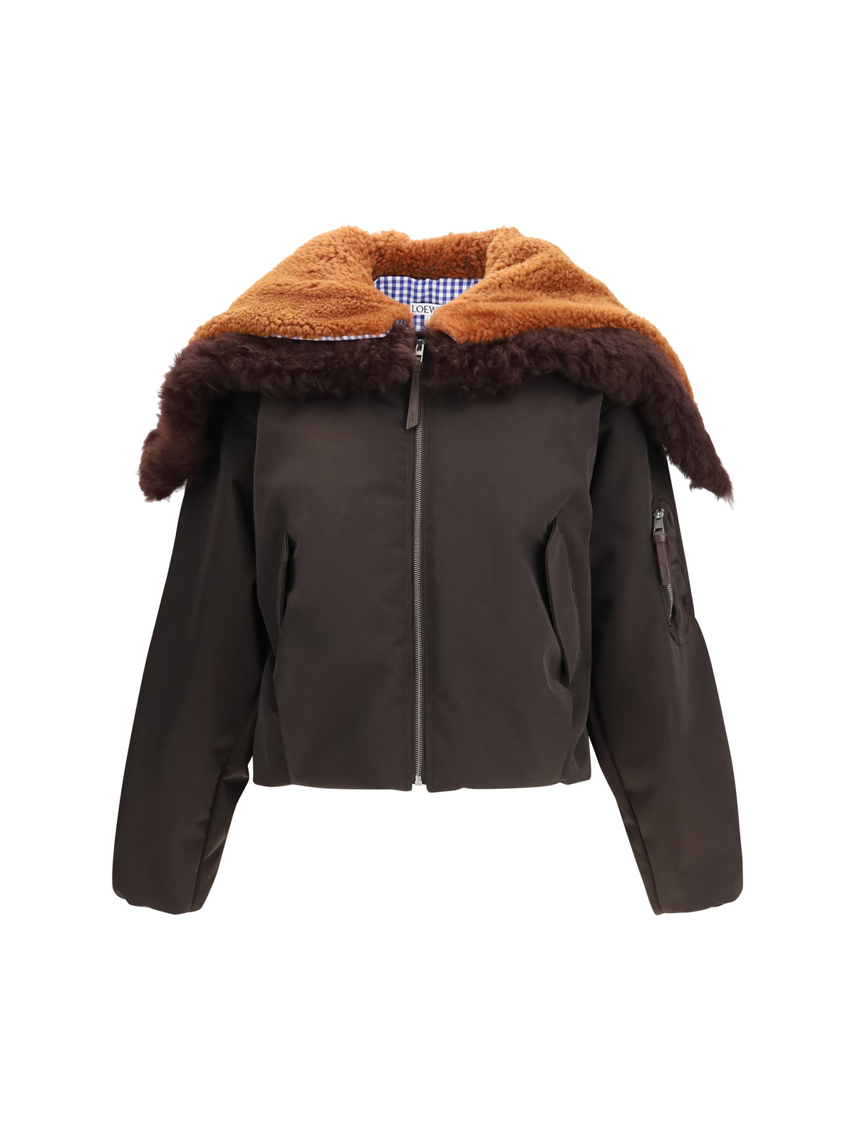 Loewe Technical fabric Bomber - Brown