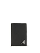 Prada Leather Card Holder - Black
