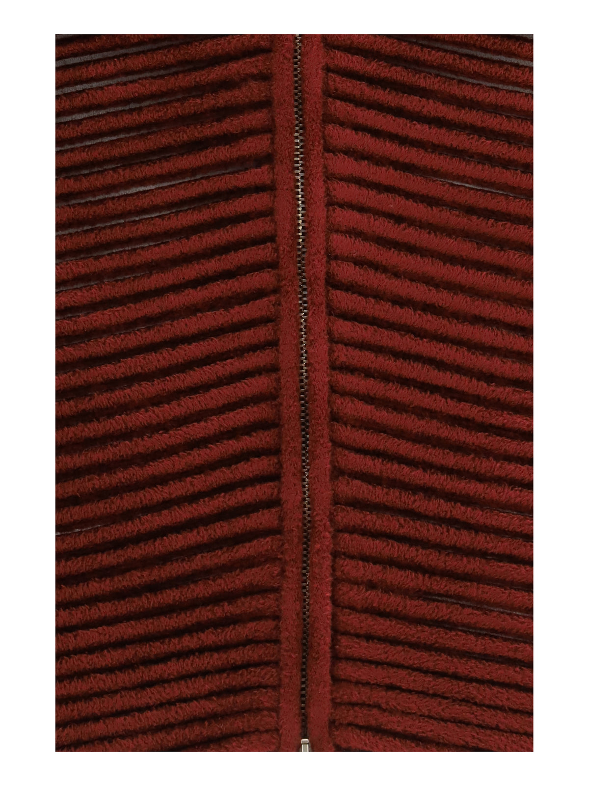 Giorgio Armani Openwork viscose-blend Cardigan - Burgundy/Fume