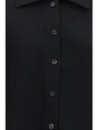 Khaite Bodine wide-sleeve Shirt - Black