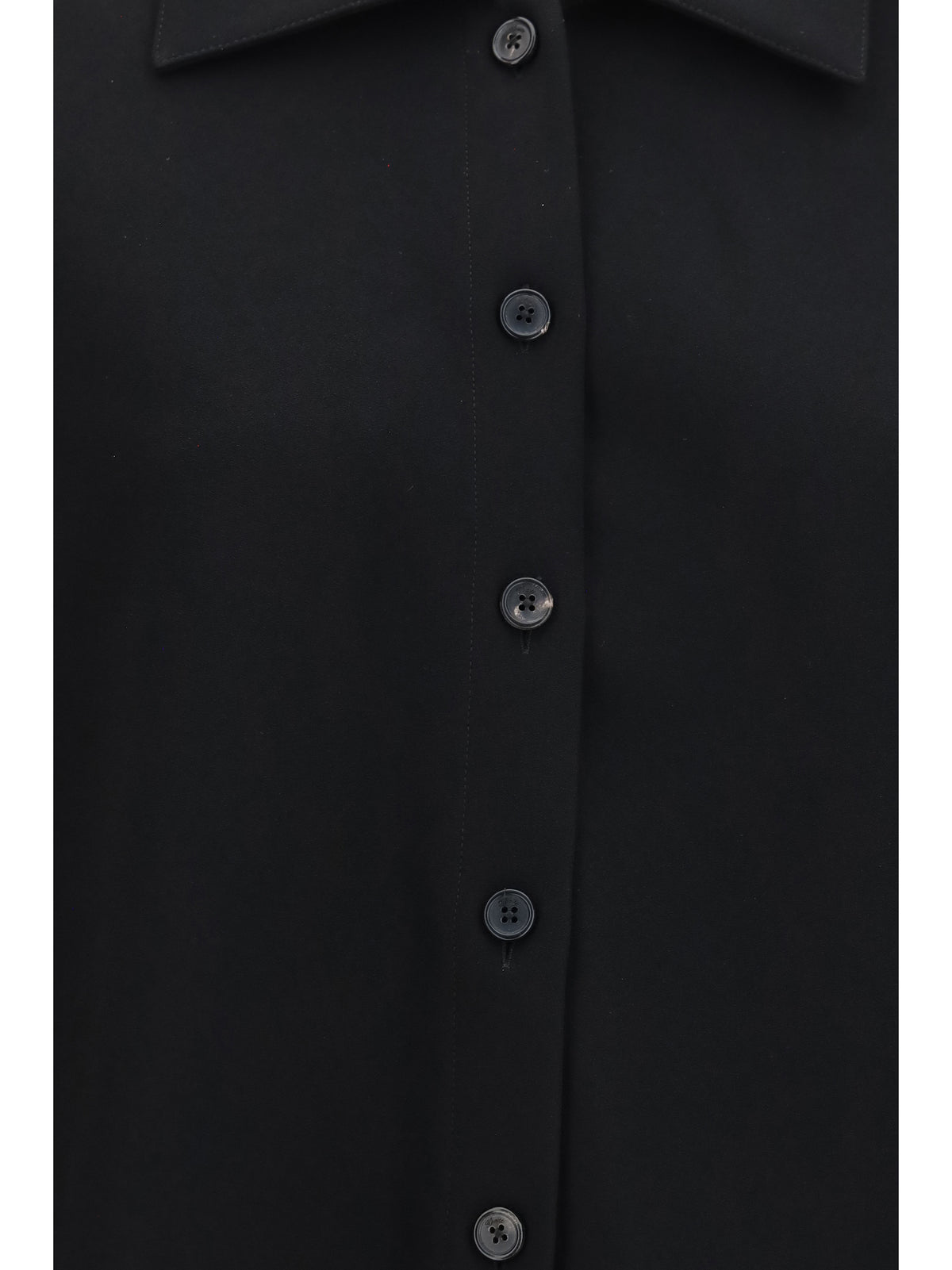 Khaite Bodine wide-sleeve Shirt - Black