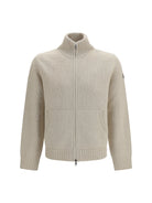 Moncler Wool and cashmere high-neck Sweater - Stone