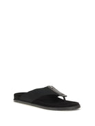 Dolce & Gabbana Logo thong Sandals - Black