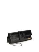 Jacquemus Crocodile-effect Bambino Pouch - Black