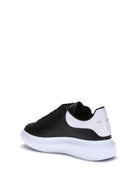 Alexander McQueen Leather Sneakers - Black