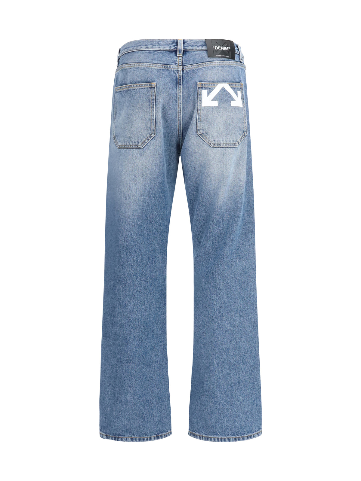 Off-White Half Arrow slim relaxed Jeans - Light Medium Blue