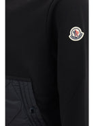 Moncler Hooded zip-up Sweatshirt - Black