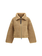 Pinko Eco shearling Jacket - Beige Scoiattolo Light