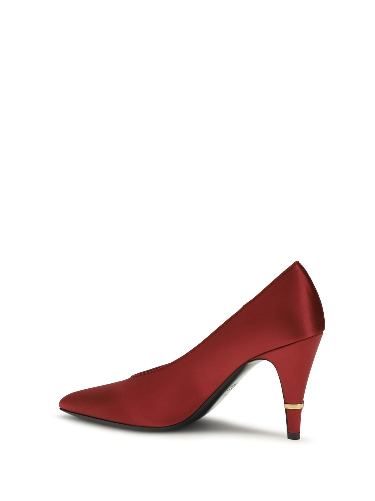 Versace Gianni satin Pumps - Carminio Red/Gold '82