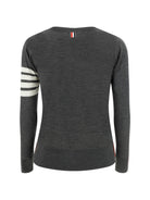 Thom Browne Virgin wool Sweater - Med Grey