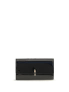 Christian Louboutin Bettina patent leather chain Wallet - Black
