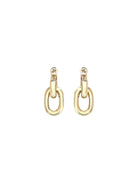Rabanne Double XL Link Earrings - Gold
