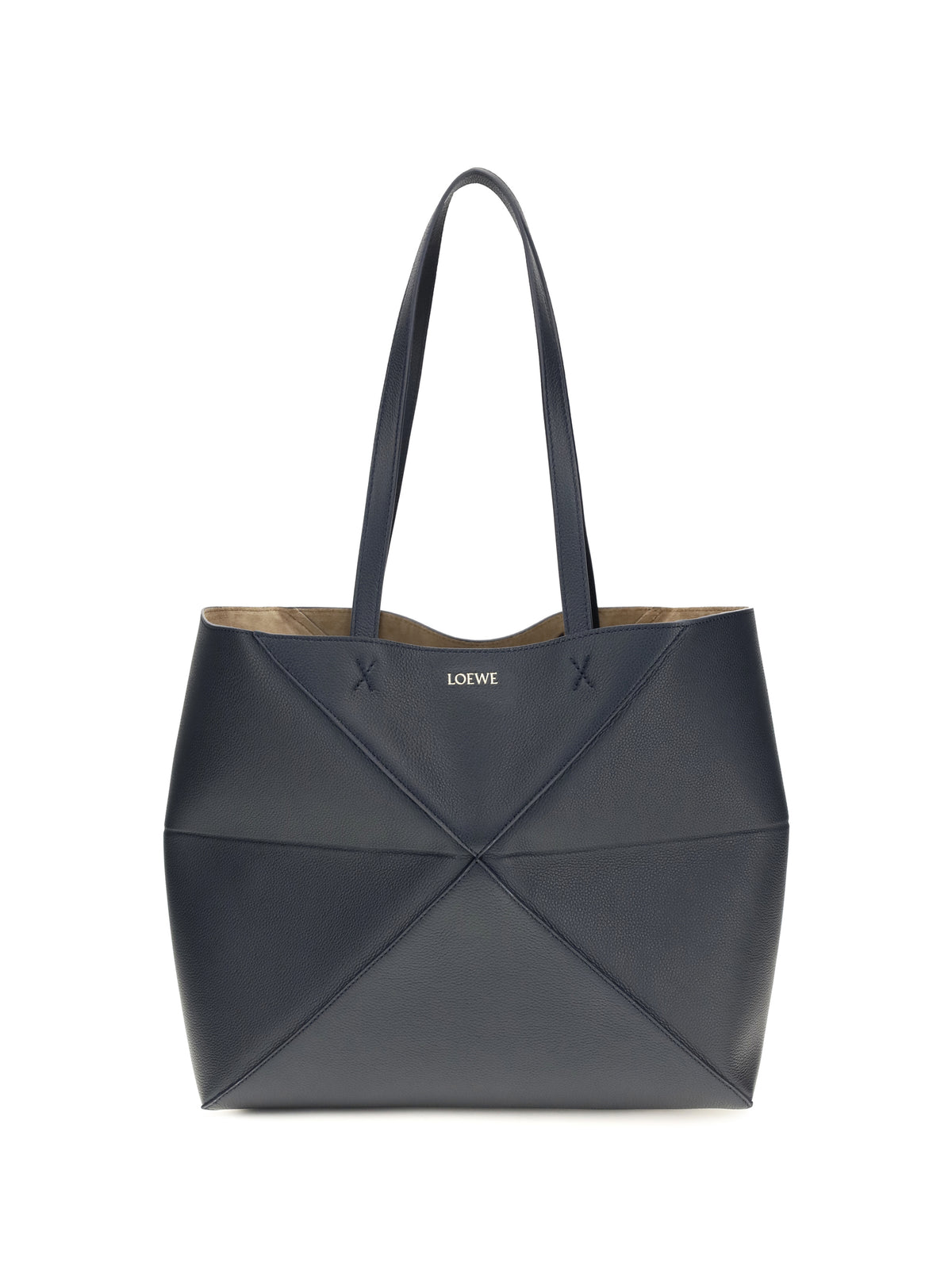 Loewe Medium Puzzle Fold Tote Bag - Deep Navy